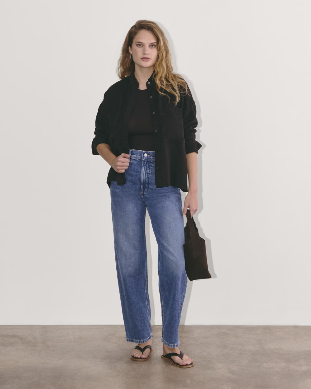 The Luxe Rib Racerback Tank | Black – Everlane