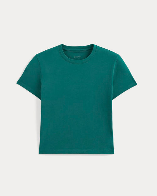 womens-organic-cotton-box-cut-tee-everglade | primary