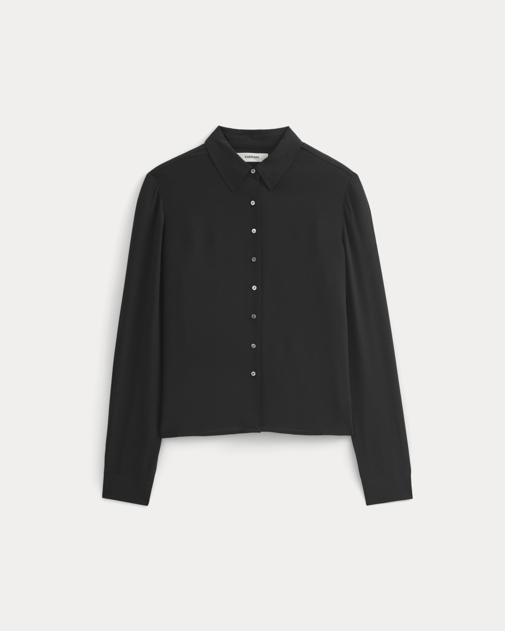 womens-shrunken-top-in-washable-silk-black | alt