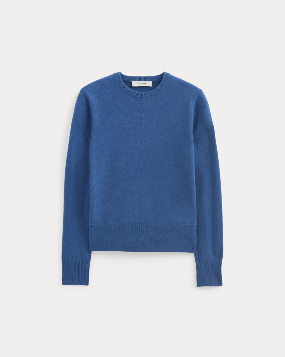 womens-cashmere-slim-crew-sweater-classic-blue | alt