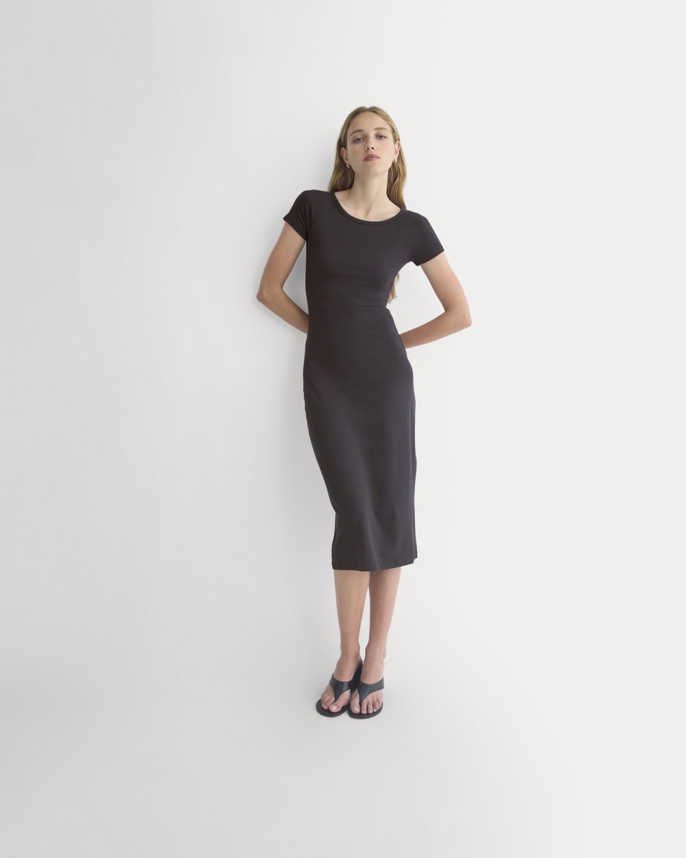 womens-raglan-midi-dress-black