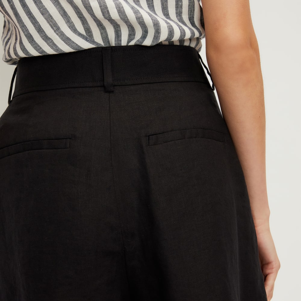 womens-linen-way-high-drape-short-black