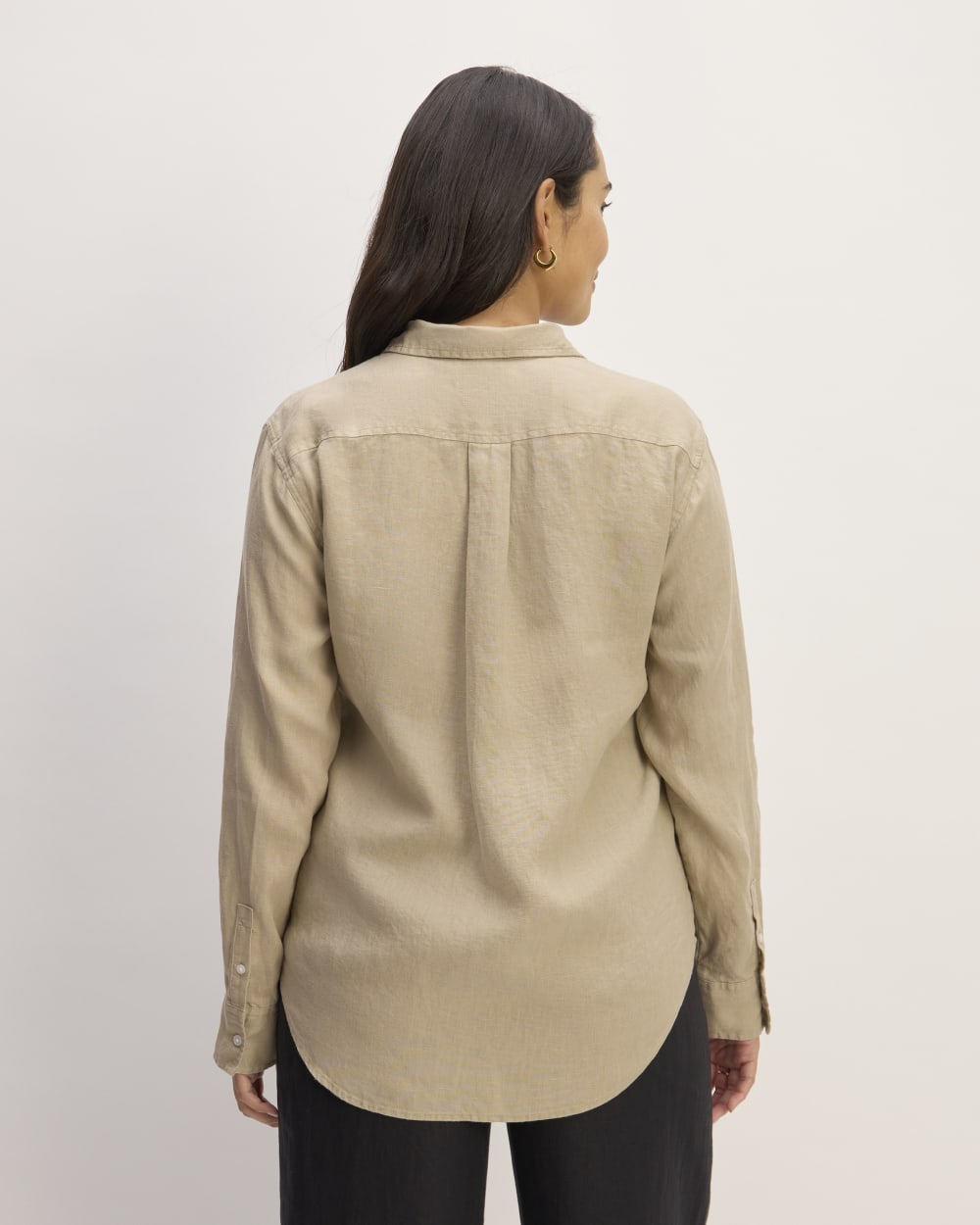 womens-relaxed-linen-shirt-trench-coat-khaki