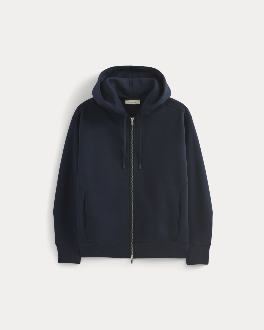 Luxe Fleece Full-Zip Hoodie | Deep Navy – Everlane