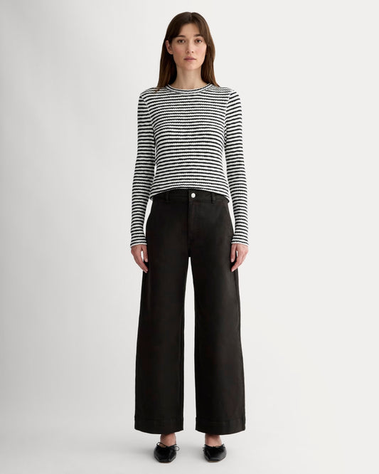 womens-ctn-twill-utility-wide-leg-pant-black | primary