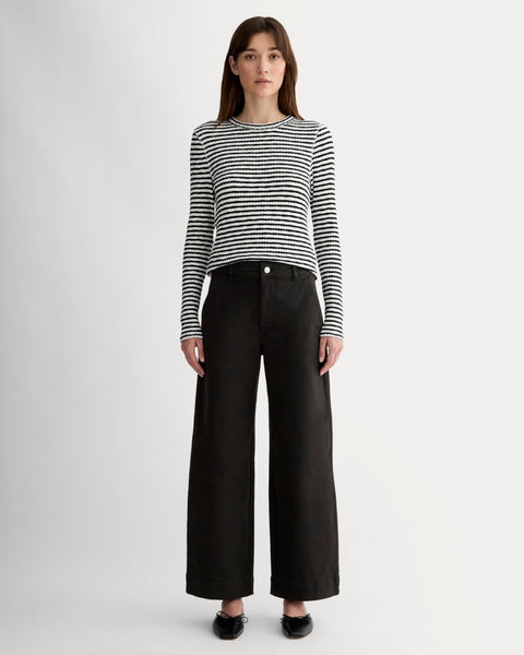The Utility Wide-Leg Pant | Black – Everlane