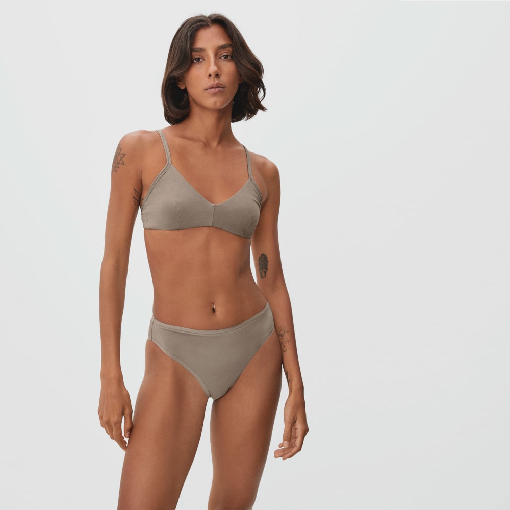 Cotton Bralette Burnt Sugar