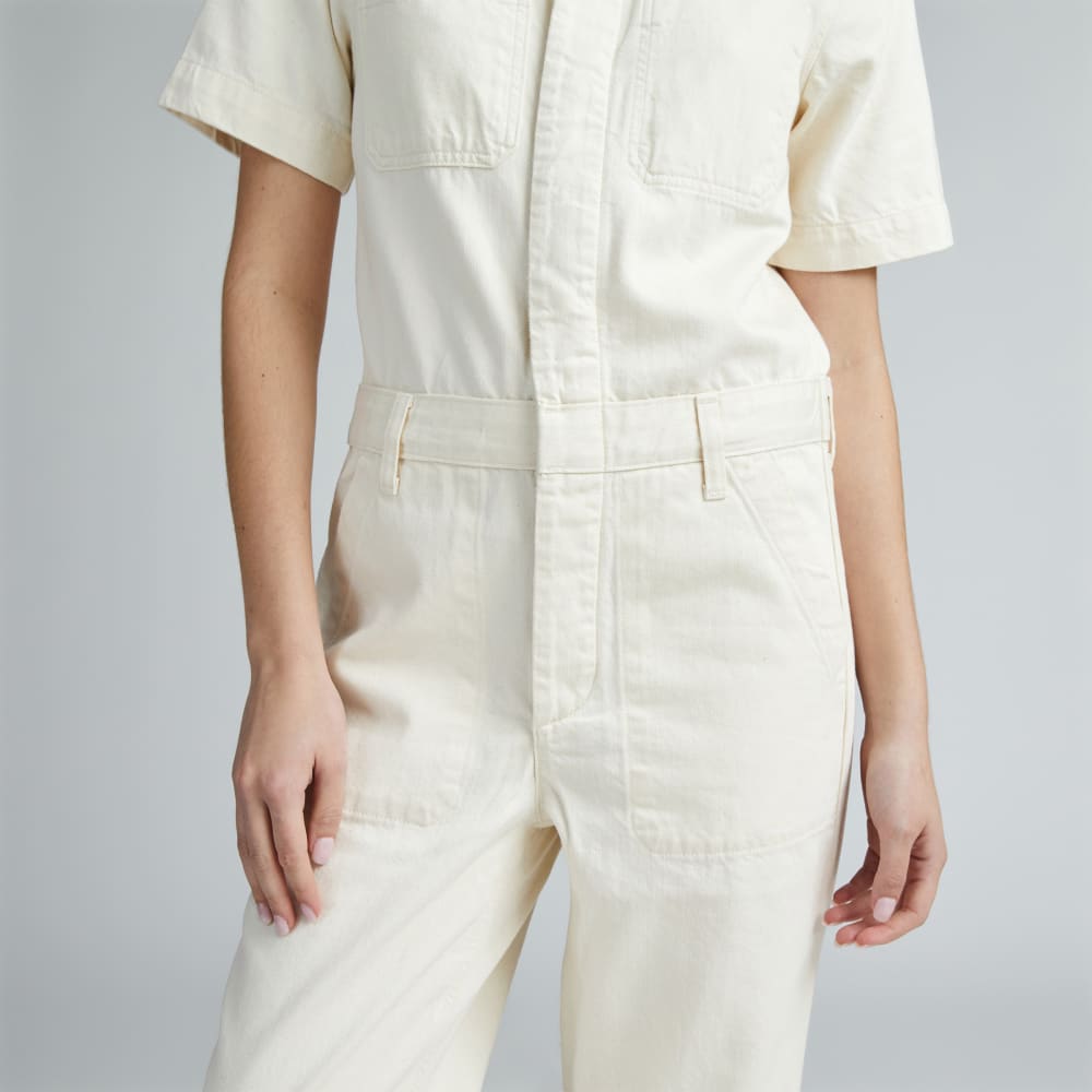 The Supersoft Jean Coverall | Seeded Ecru – Everlane