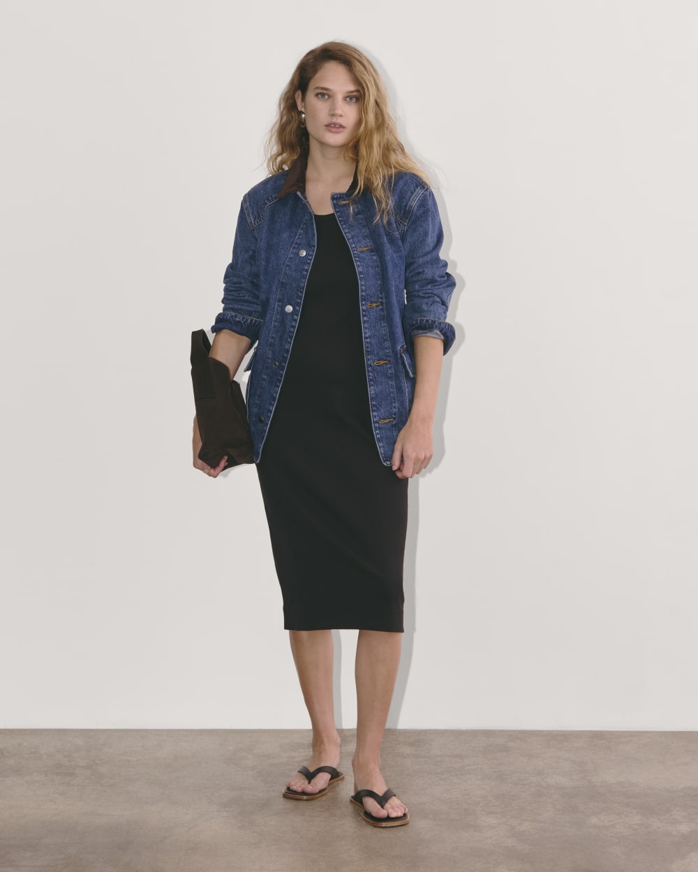 The '90s Rib Dress | Black Everlane The '90s Rib Dress | Black Everlane