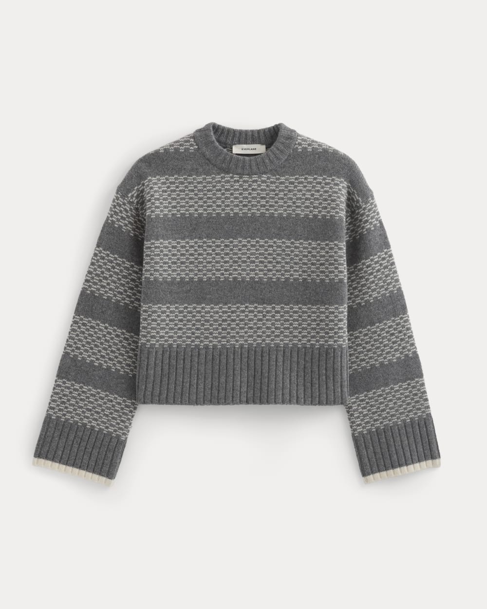 womens-nordic-cropped-boxy-crew-merino-heathered-mid-grey | alt