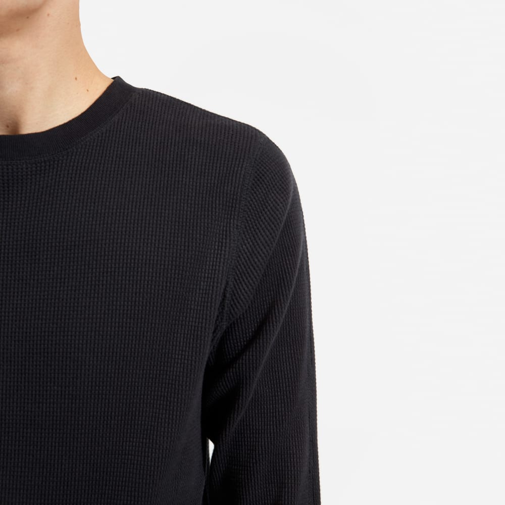 The Waffle Long-Sleeve Crew Tee | Black – Everlane
