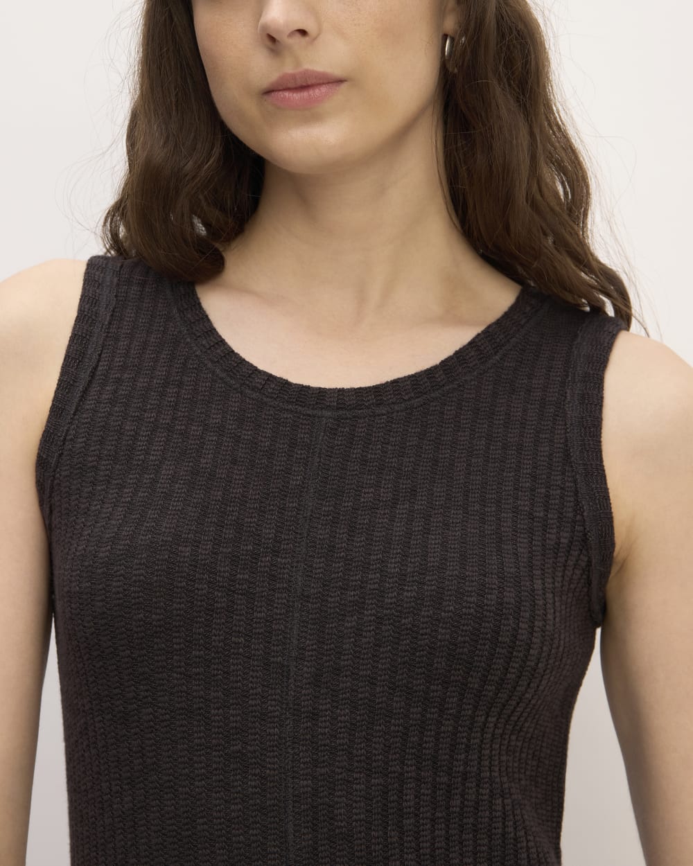 The Rib-Knit A-Line Tank Dress | Black Everlane The Rib-Knit A-Line Tank Dress | Black Everlane