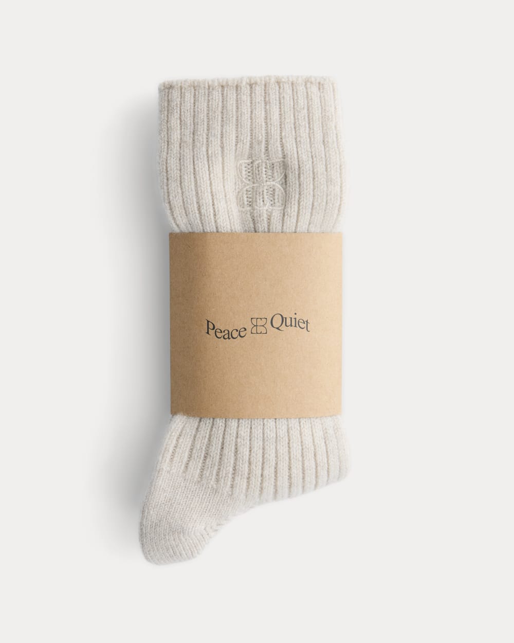 womens-peace-and-quiet-cashmere-socks-bone | alt
