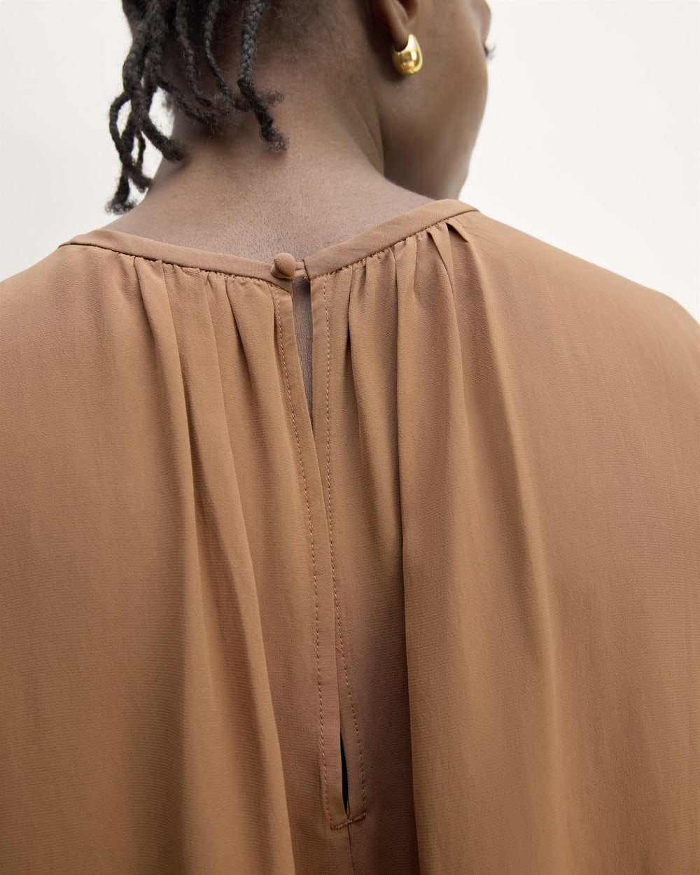 womens-viscose-gathered-neck-top-carob-brown