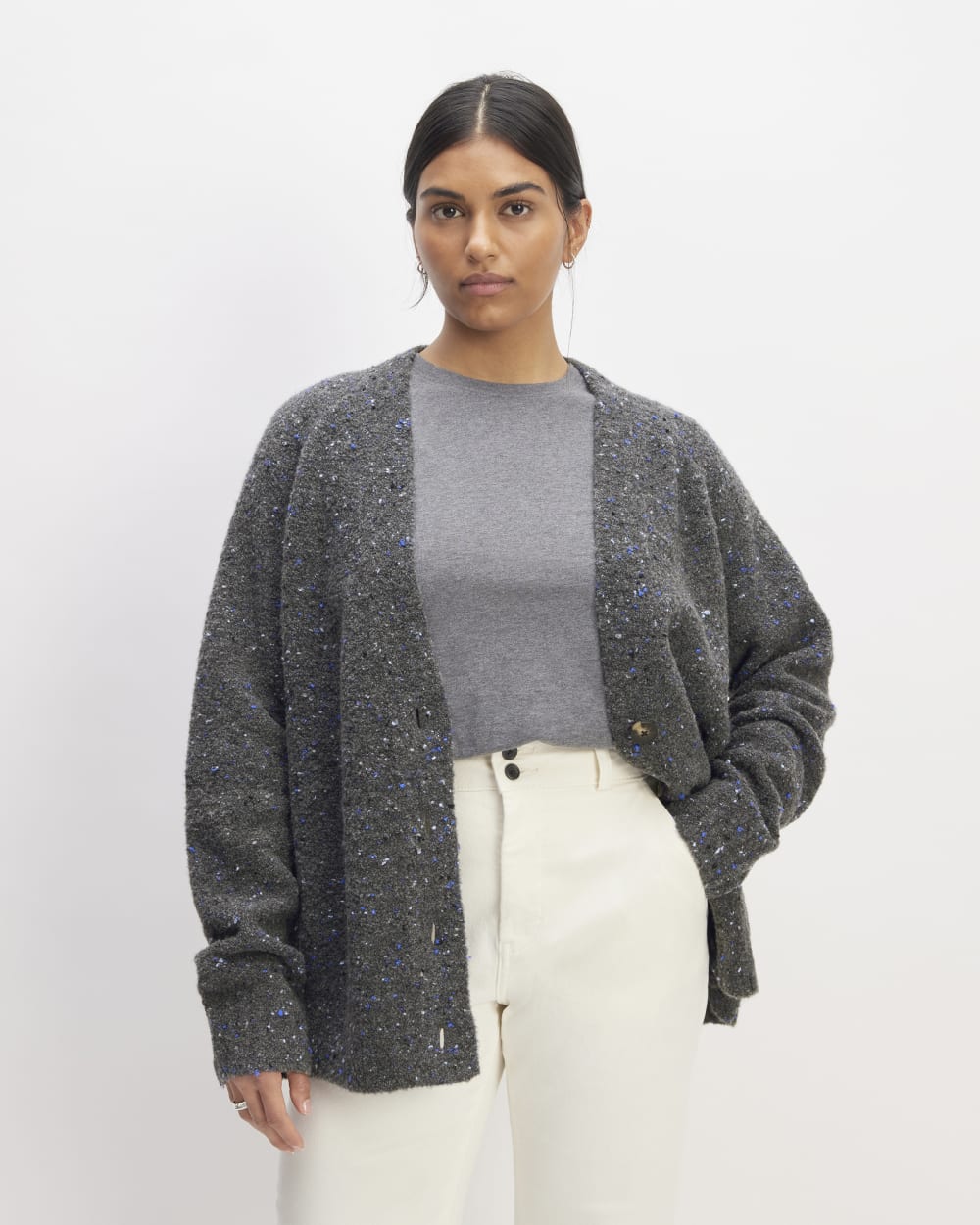 womens-confetti-cardigan-charcoal | primary