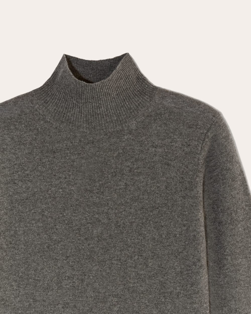 The Turtleneck Sweater Dress in Cashmere | Heather Charcoal – Everlane