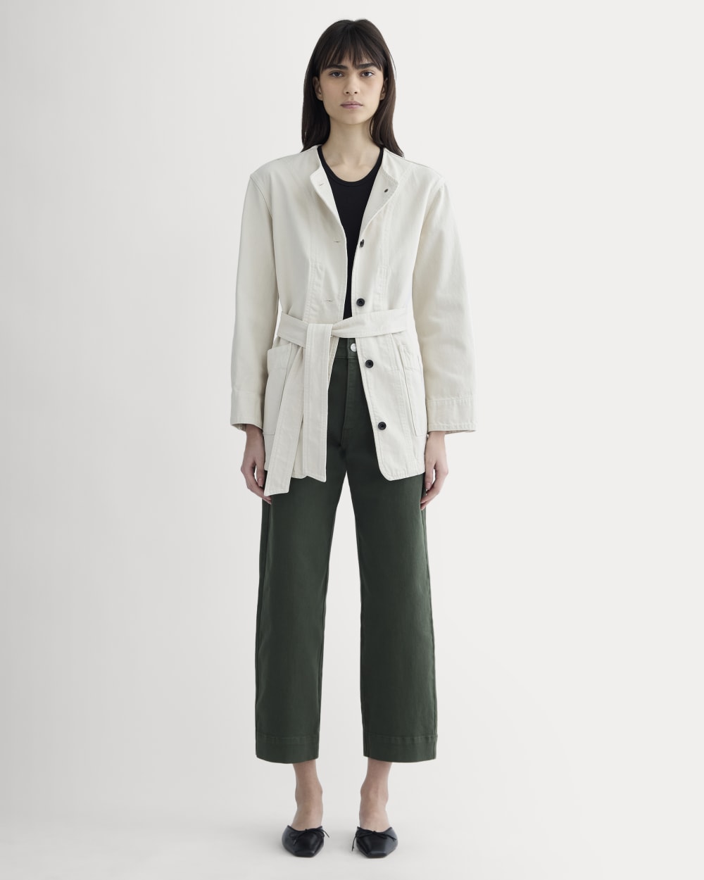 womens-twill-utility-straight-leg-pant-long-dark-forest | primary