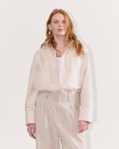 The Boxy Oxford | Whisper Pink – Everlane display picture 2