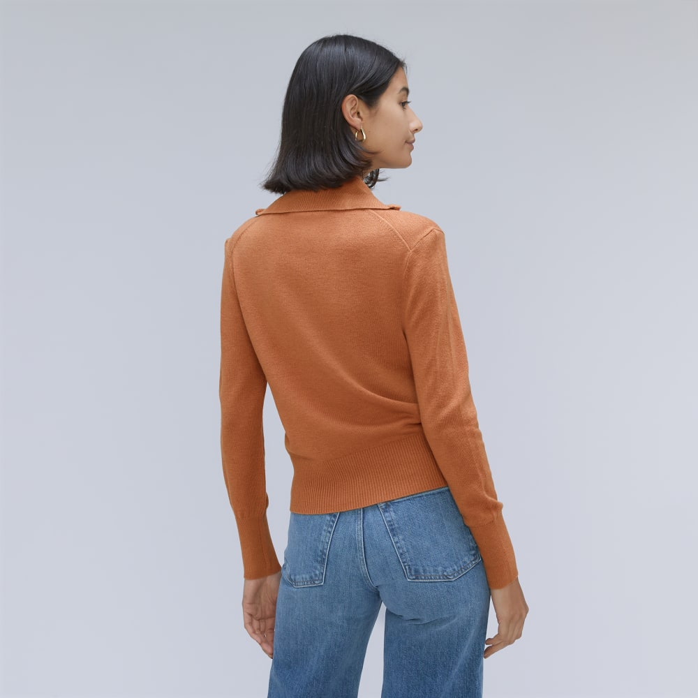 The Luxe Merino Half-Zip Sweater | Tawny Brown – Everlane