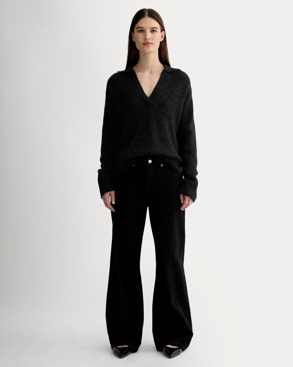 womens-oversized-polo-sweater-alpaca-heathered-black