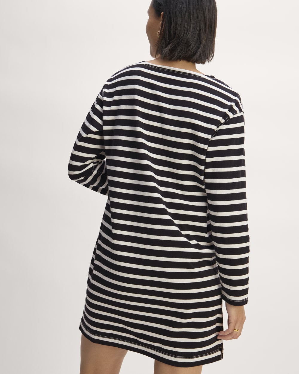 womens-organic-cotton-striped-tee-dress-black-bone
