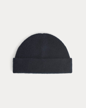 Cashmere Docker Beanie |  Navy