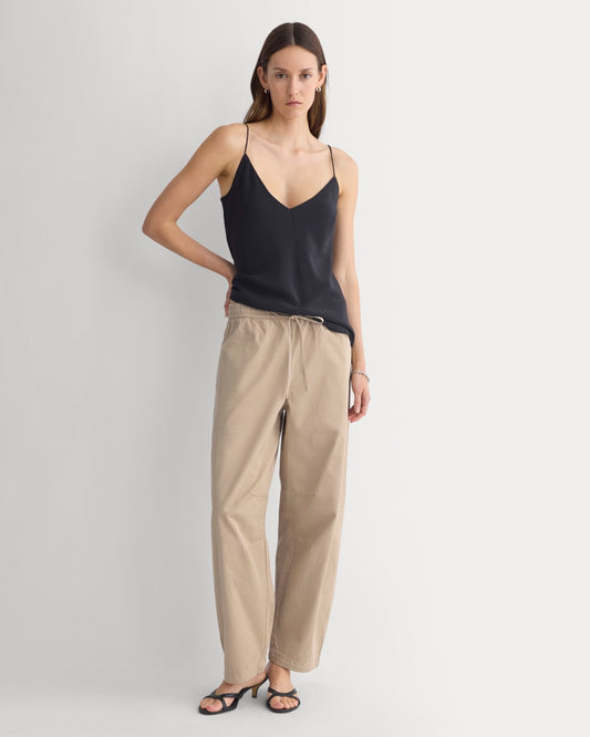 womens-pull-on-balloon-pant-trench-coat-khaki | primary