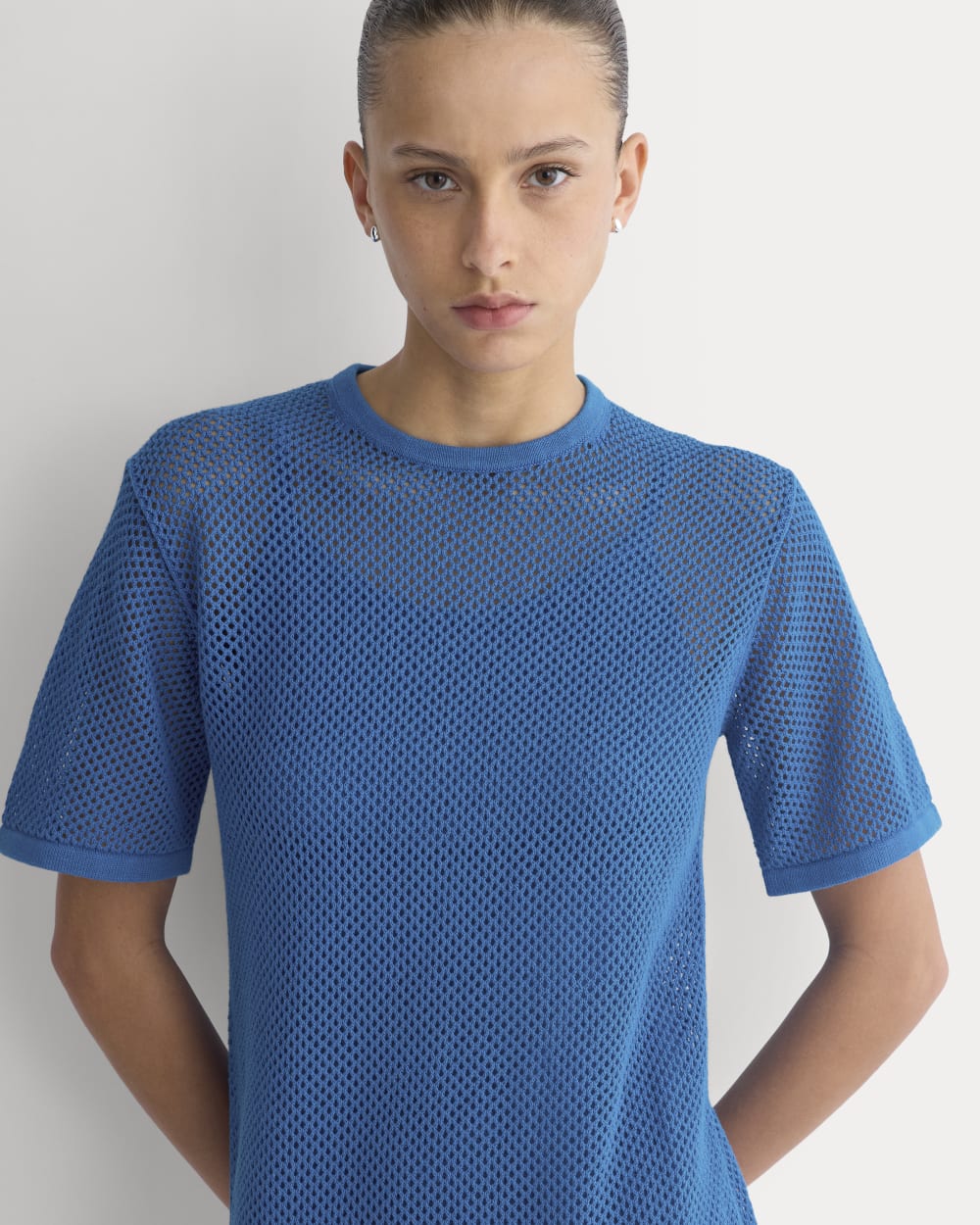 womens-mesh-knit-short-sleeve-dress-imperial-blue