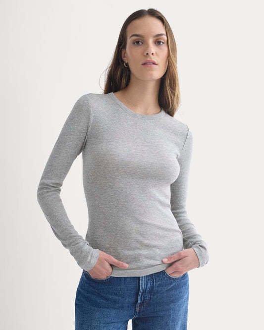 womens-everlight-long-sleeve-crew-heathered-grey | primary