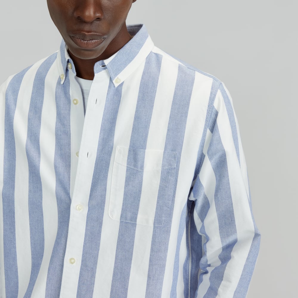 The Classic Oxford Shirt | Mazarine Blue / Bone | Standard – Everlane