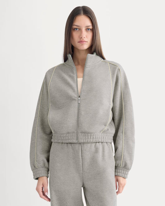 womens-luxe-fleece-track-jacket-vintage-heather-grey | primary