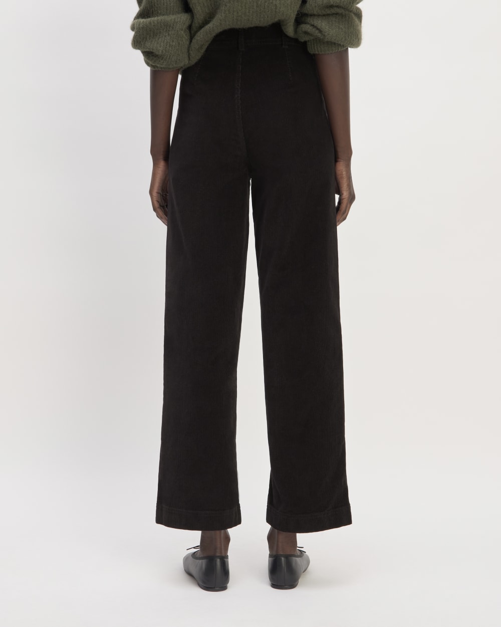 The Corduroy Wide-Leg Pant | Black – Everlane