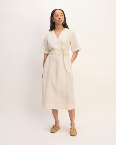The Wrap Dress in Linen