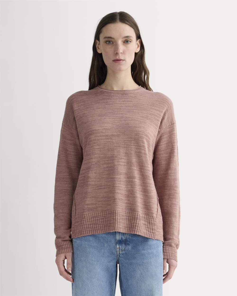 womens-slouch-sweater-cotton-linen-rose-dusk | primary