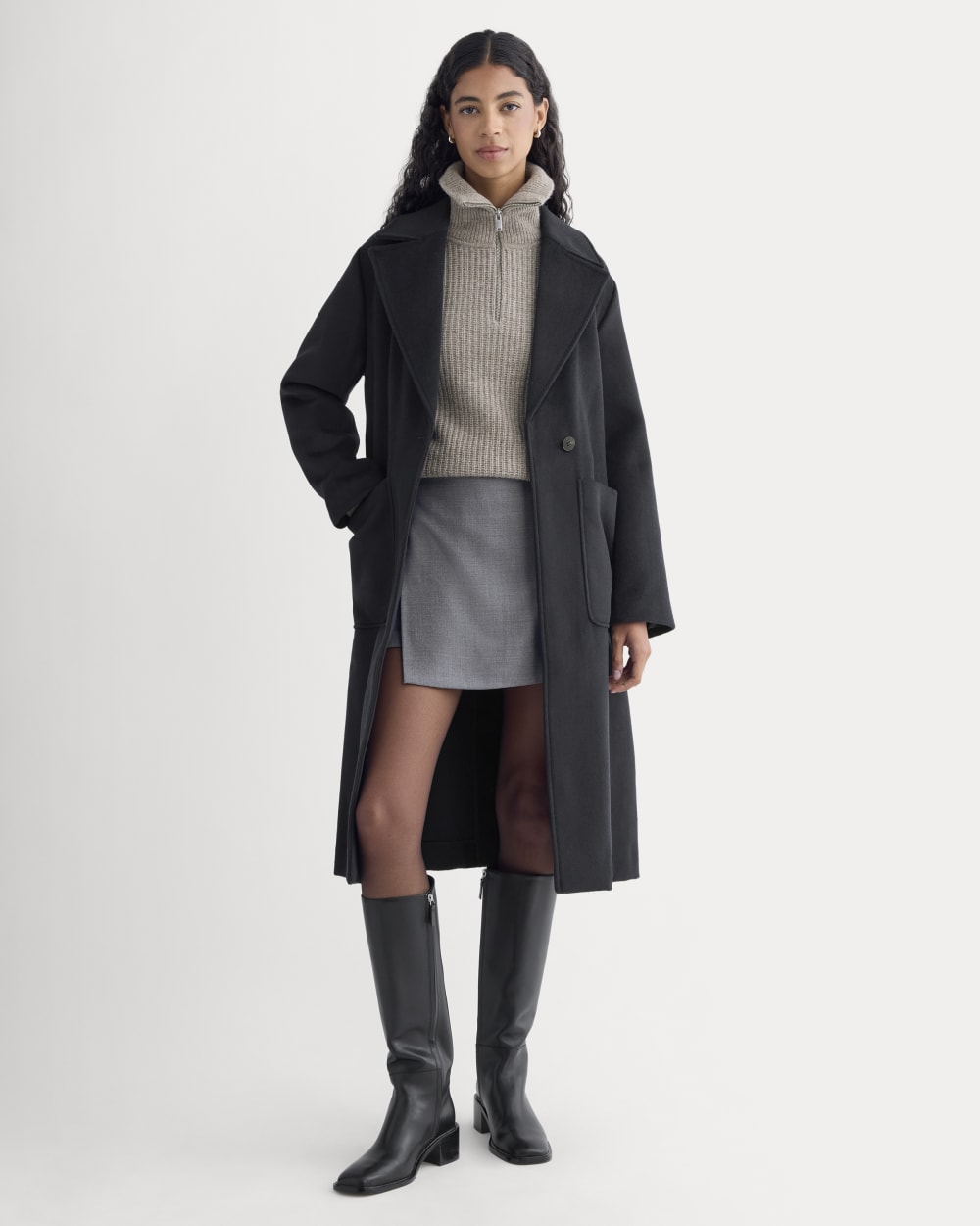 womens-rewool-belted-blanket-coat-deep-navy | primary
