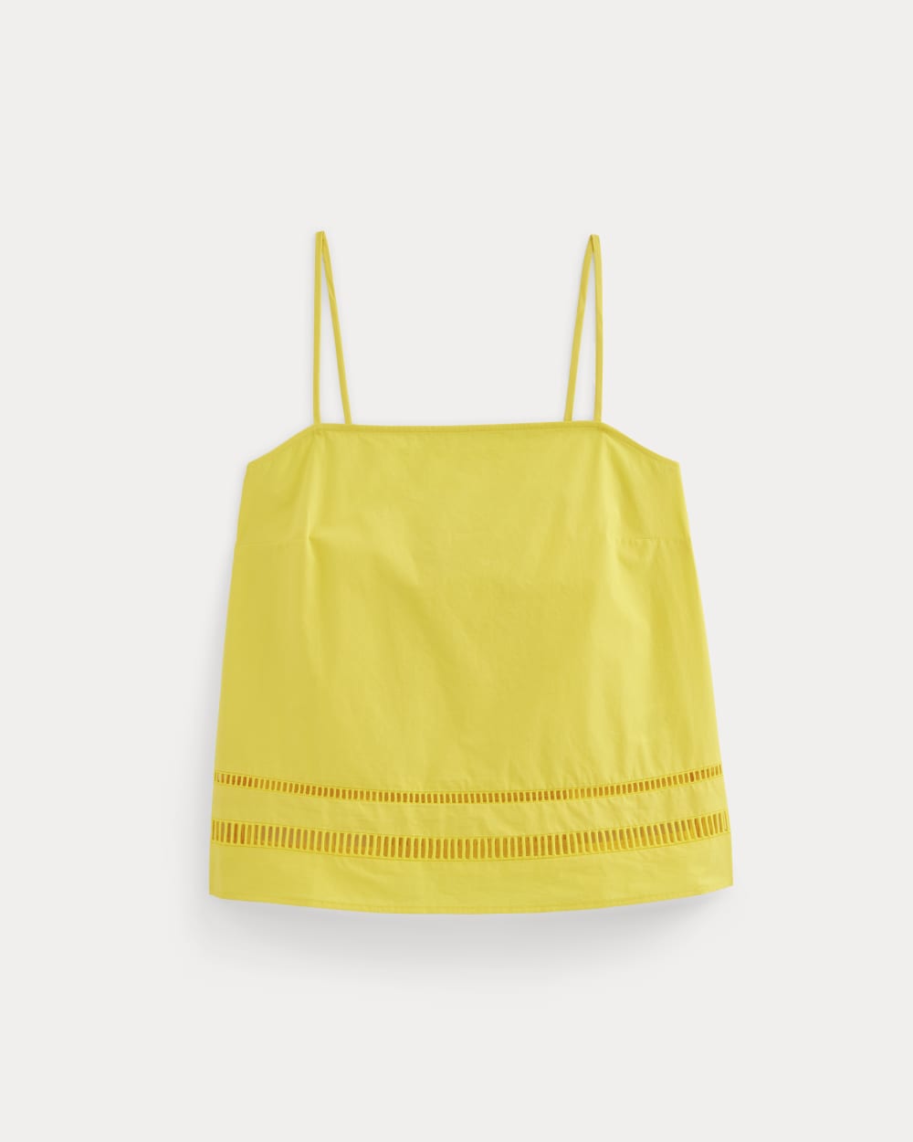 womens-lace-trim-tank-bright-yellow | alt