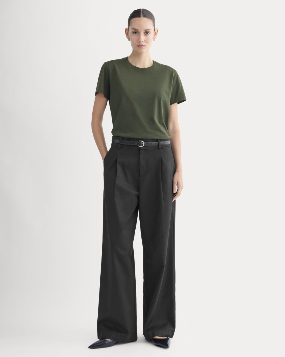 The Box-Cut Tee in Essential Cotton | Clay | No Pocket