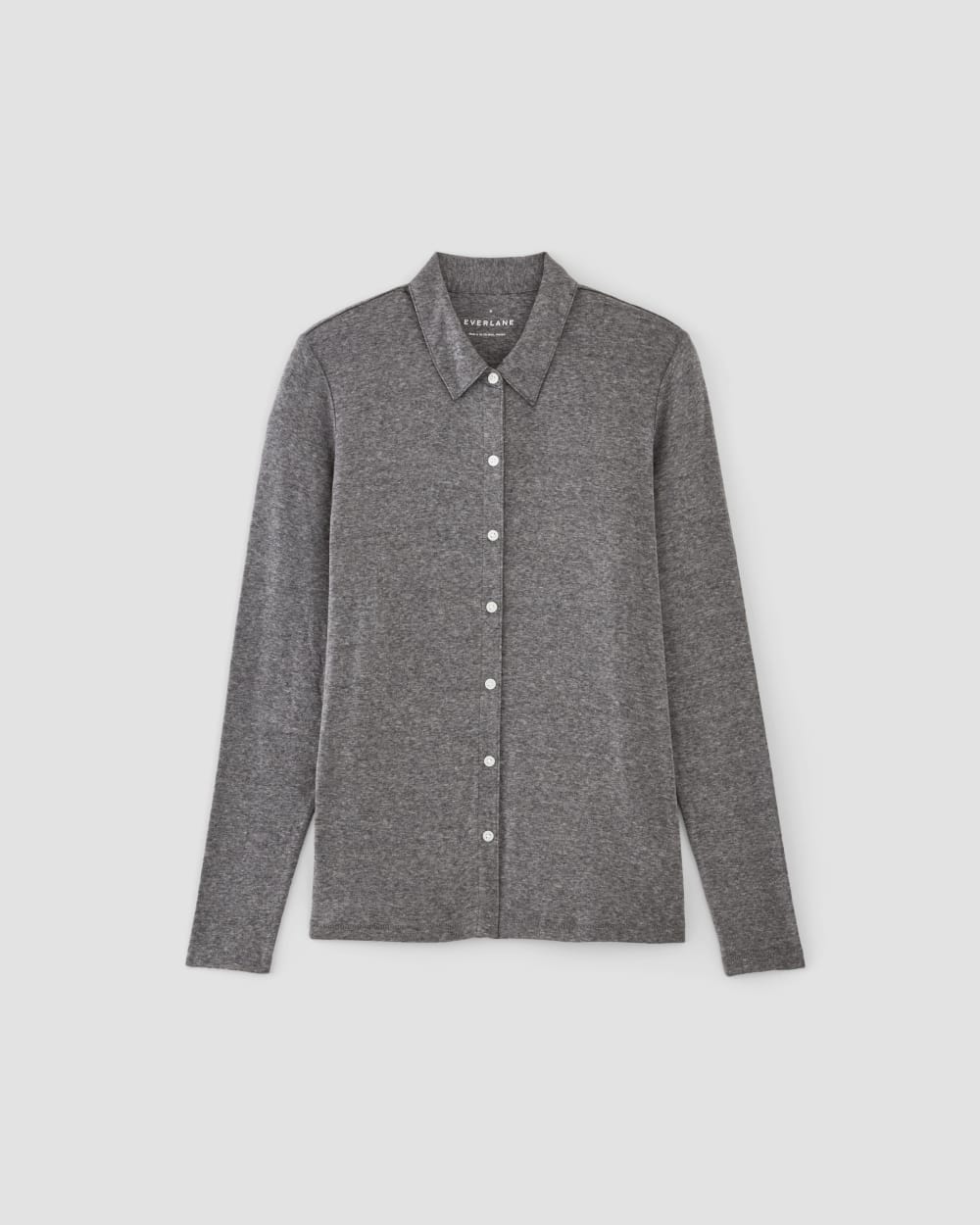 womens-merino-tencel-relaxed-shirt-heather-charcoal | alt