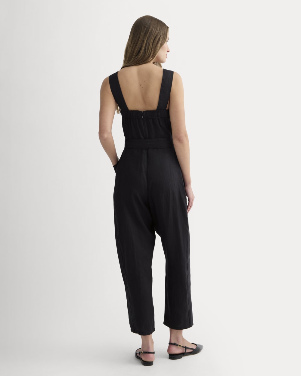 Vintage Black Linen Coverall　A.PRESSE 3 A.PRESSE Vintage Black Linen Coverall – unexpected store
