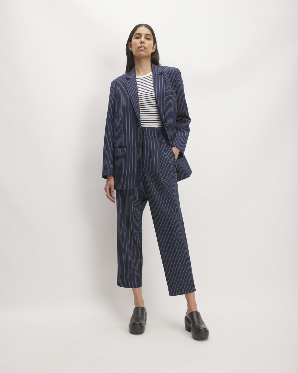 womens-tencel-way-high-taper-pant-bone-navy | primary