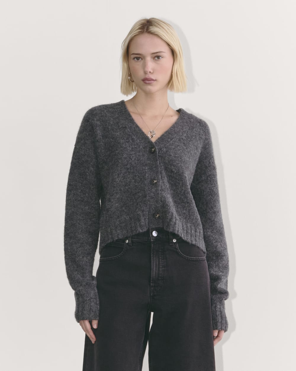 womens-alpaca-boxy-v-cardigan-dark-charcoal | primary