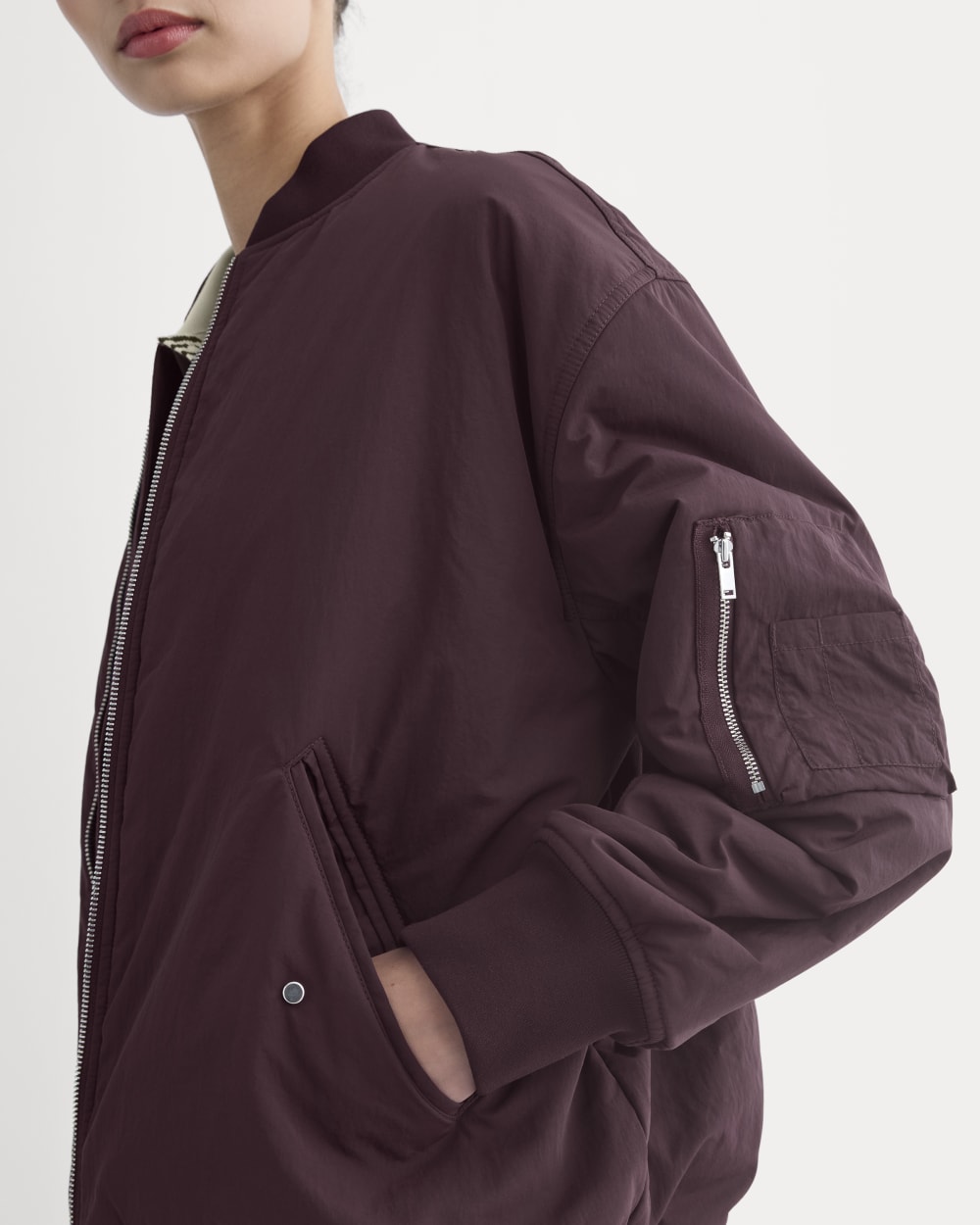 womens-renew-oversized-puffer-bomber-deep-plum