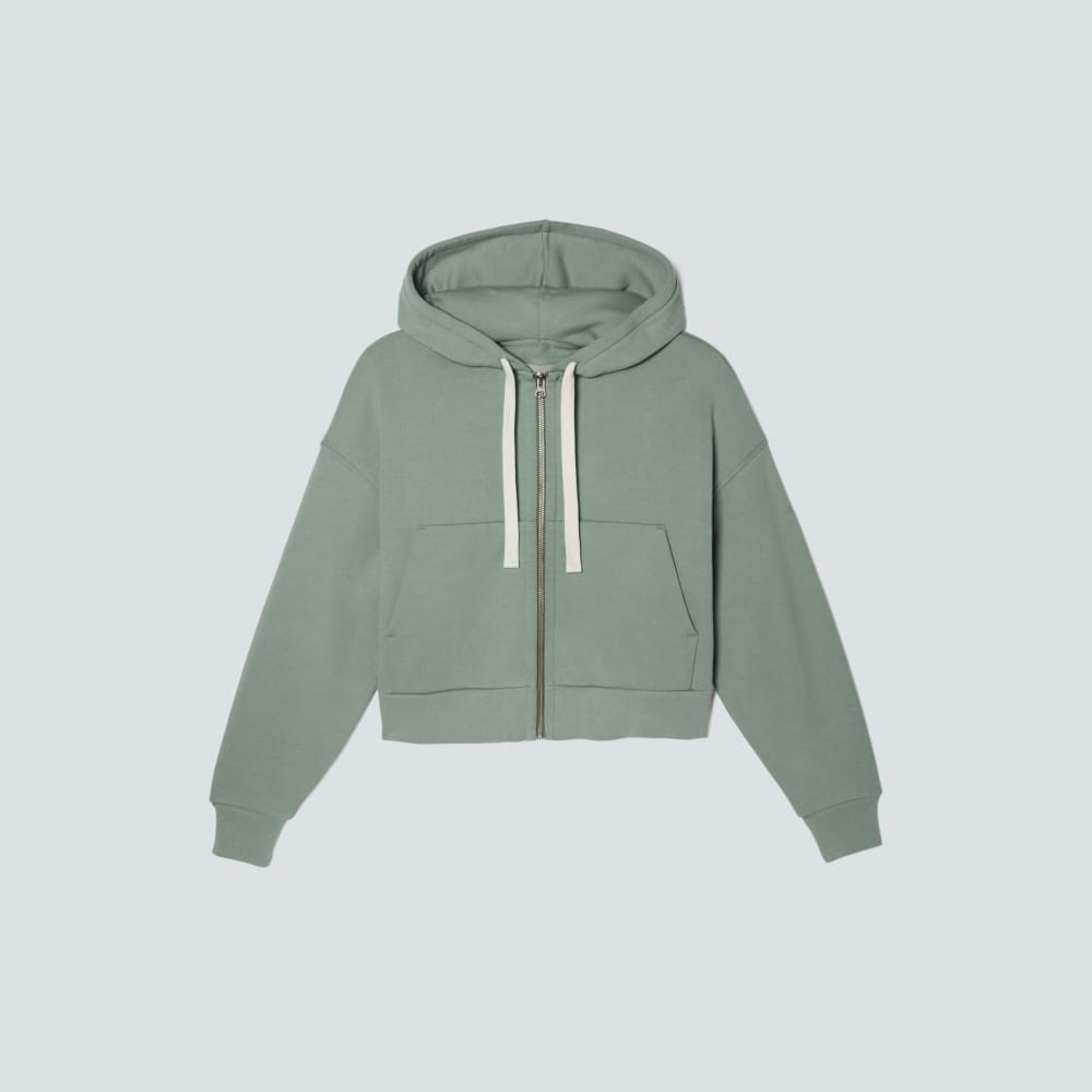The Track Organic Cotton Hoodie | Lily Pad - XXS