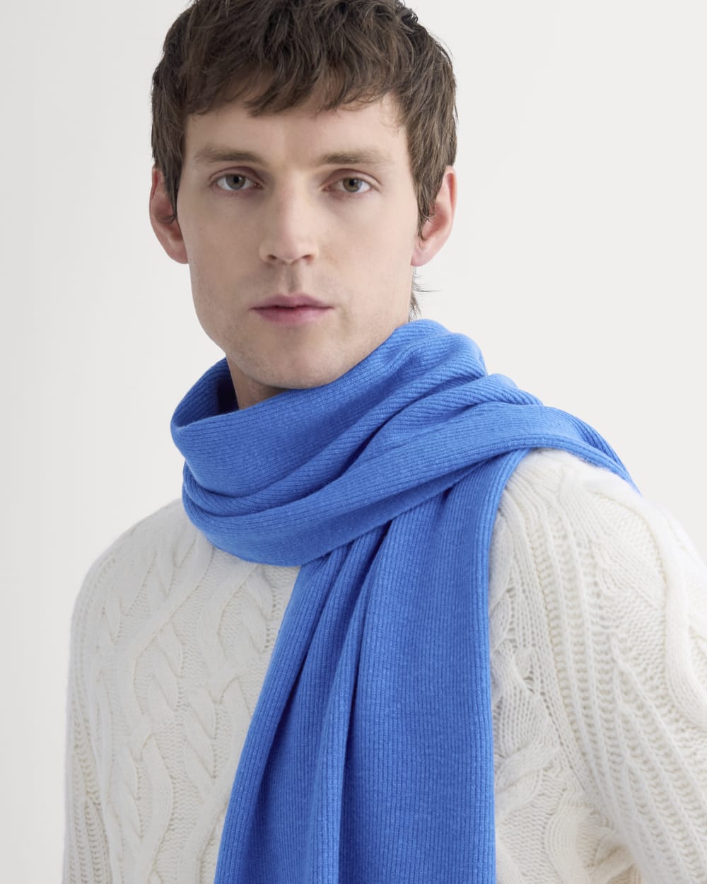 The Cabin Scarf | Classic Blue – Everlane