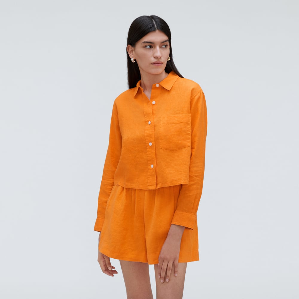 womens-linen-way-short-shirt-turmeric