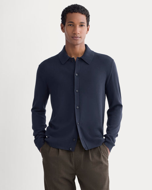 mens-ultrasoft-button-down-sweater-navy | primary