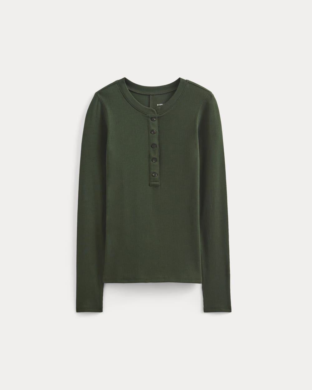 The Luxe Rib Henley | Dark Forest – Everlane