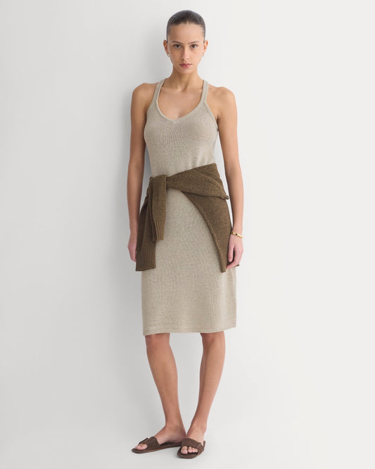 womens-sweater-racerback-midi-dress-peyote | primary