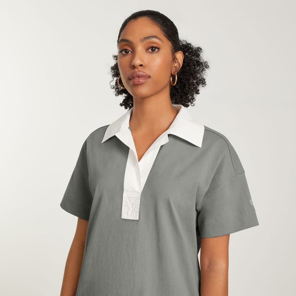 The Organic Cotton Polo Dress | Clay Everlane The Organic Cotton Polo Dress | Clay Everlane