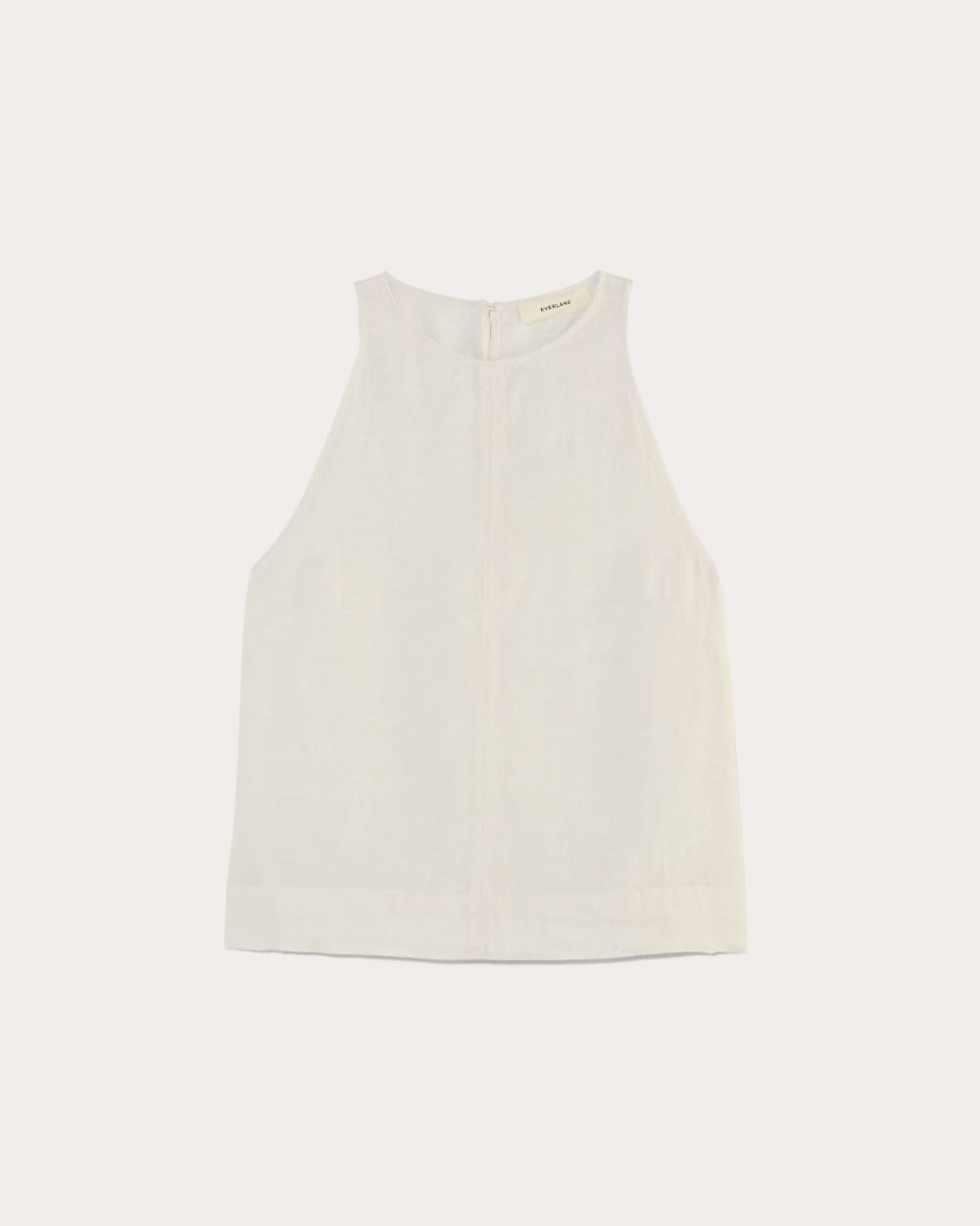 womens-linen-high-neck-tank-natural-chambray | alt